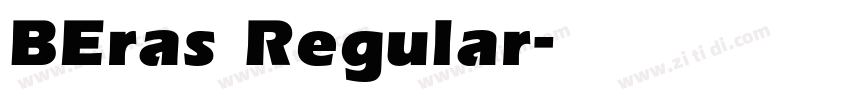 BEras Regular字体转换